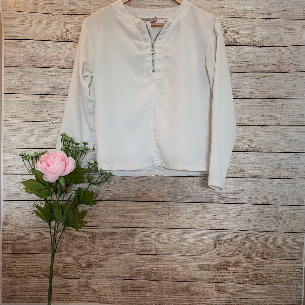 ASOS Shirt with Ring Zipper